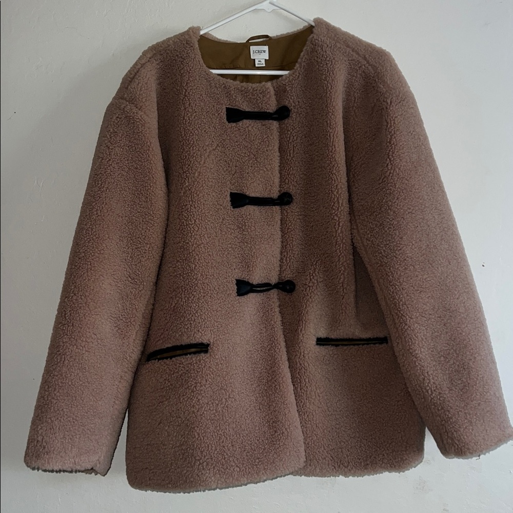 J.Crew Brown Toggle Coat